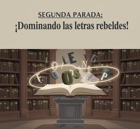SEGUNDA PARADA: ¡Dominando las letras rebeldes!.